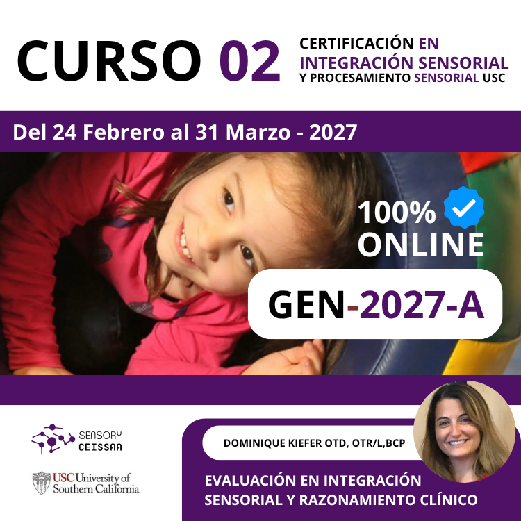CURSO 02 - EVALUACIÓN EN INTEGRACIÓN SENSORIAL Y RAZONAMIENTO CLINICO