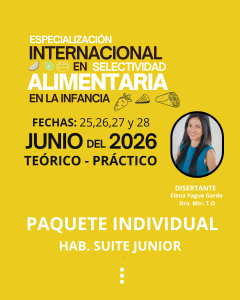 PAGO PAQUETE 03 - Curso de Especialización en Selectividad Alimentaria en la Infancia.