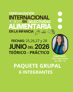 PAGO GRUPAL - Curso de Especialización en Selectividad Alimentaria en la Infancia